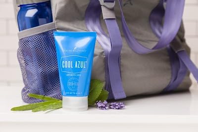Young Living Cool Azul Sports Gel 3.4 oz – Cooling Aloe Vera Gel with Peppermint