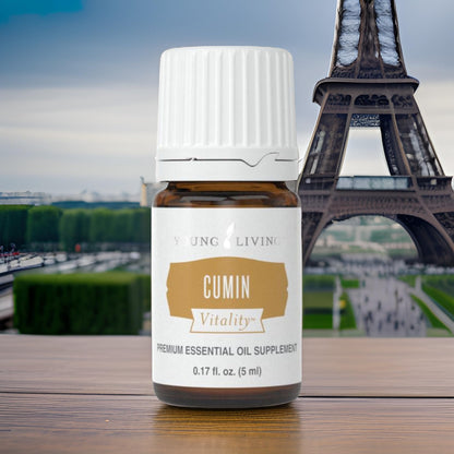 Young Living Cumin Vitality Essential Oil - 5 ml | Digestive & Immune Support, Herbal Detox, Earthy Culinary Spice