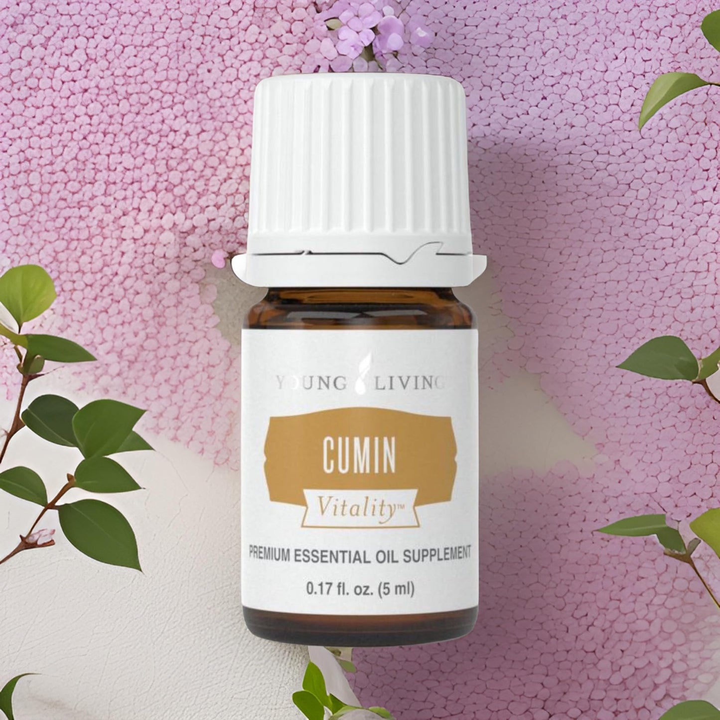 Young Living Cumin Vitality Essential Oil - 5 ml | Digestive & Immune Support, Herbal Detox, Earthy Culinary Spice