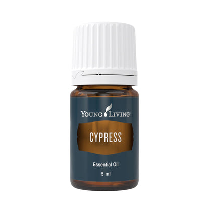 Young Living Cypress Essential Oil 5 ml | Hair Skin Scalp Support & Grounding Aromatherapy