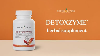 Young Living Detoxzyme 90 Capsules – Digestive Enzyme Support, Non-GMO & Soy-Free