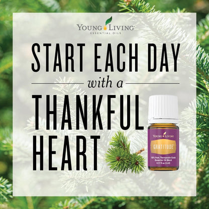 Young Living Gratitude Essential Oil Blend – 5 ml | Calming, Uplifting Aroma
