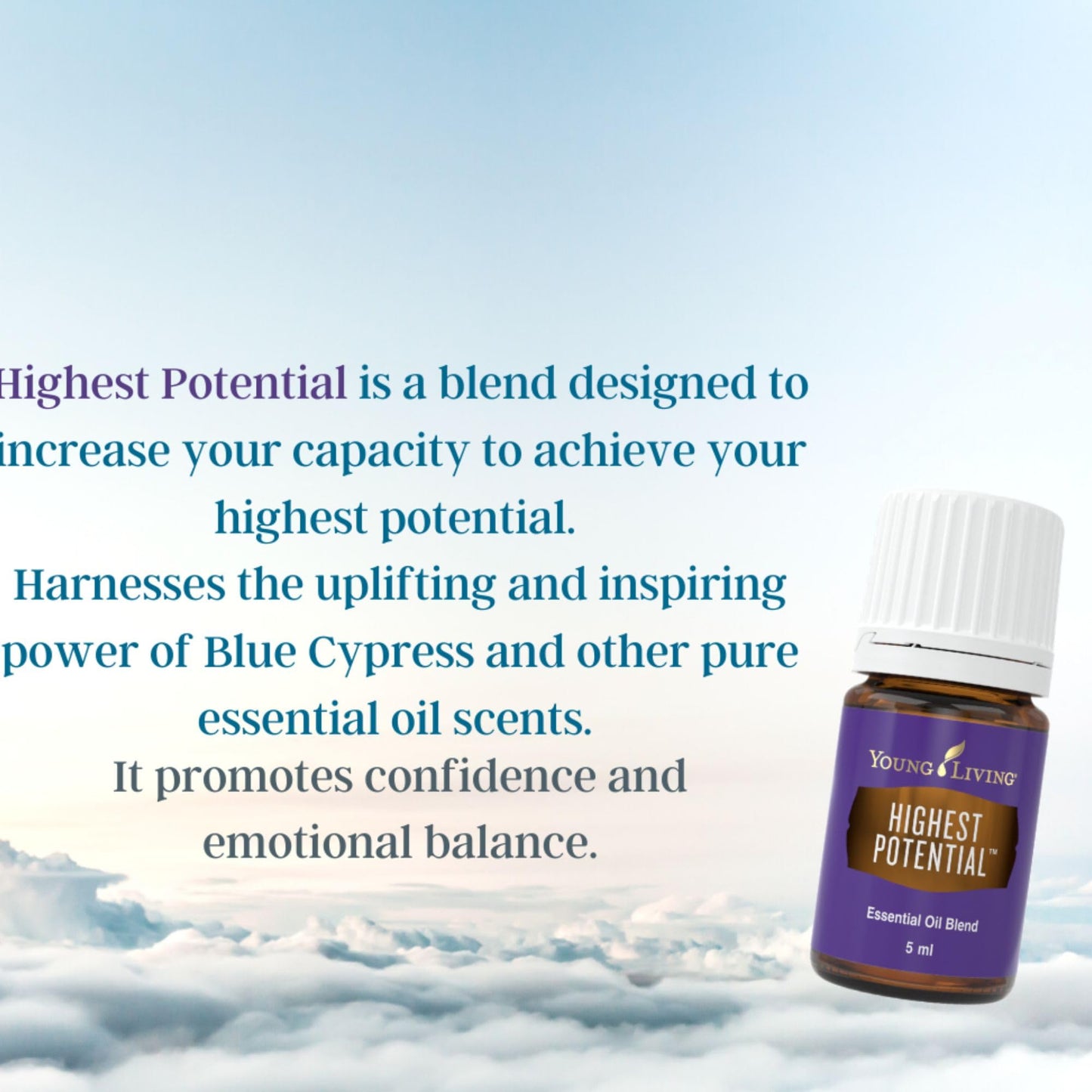 Highest Potential Essential Oil 5ml by Young Living Essential Oils | Uplifting Aromatic Blend