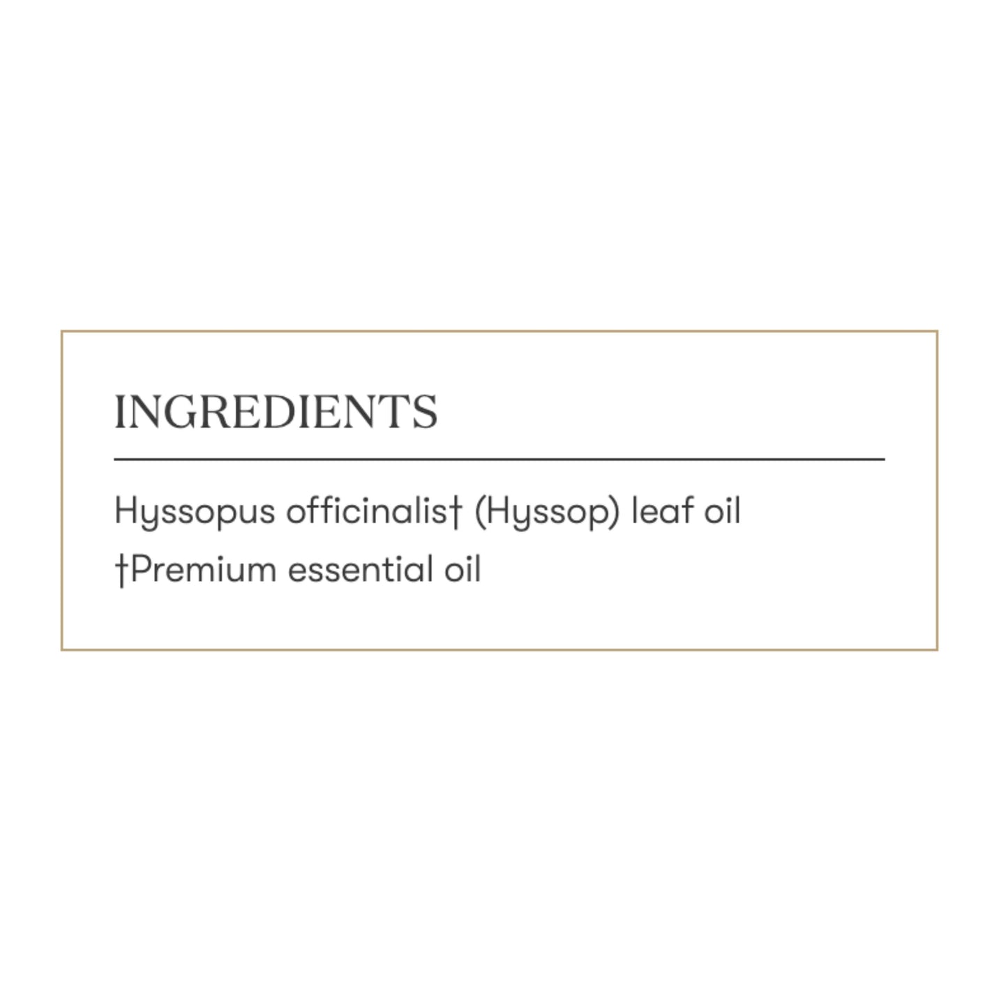 Young Living Hyssop Essential Oil 5ml | Aromatherapy for Creativity & Meditation