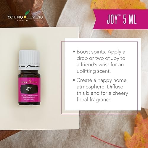 Young Living Joy Essential Oil Blend 5ml – Vegan & Gluten-Free | Aromatherapy & Relaxation