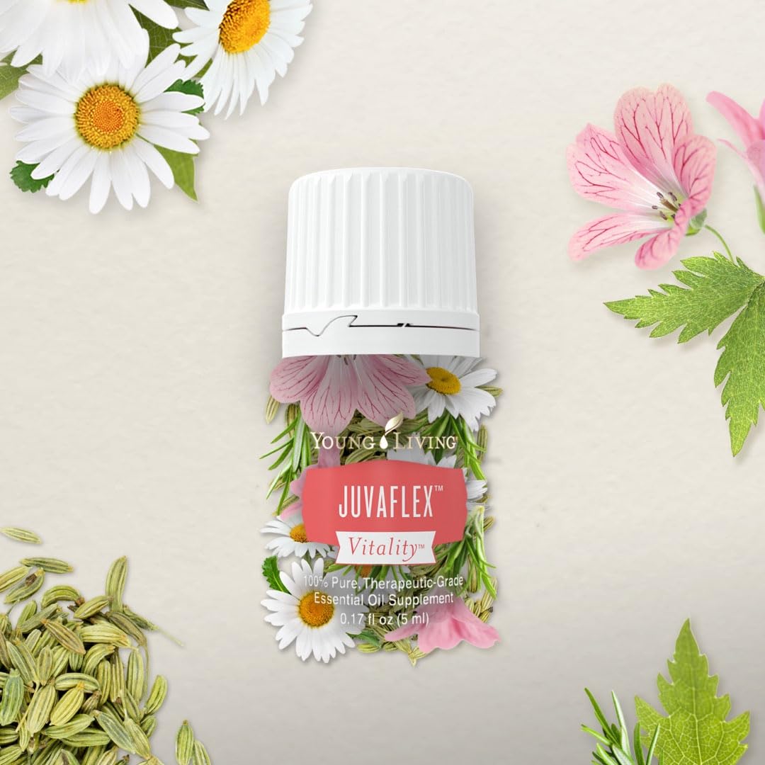 Young Living JuvaFlex Vitality Essential Oil - Digestive Support, Holistic Wellness & Detox (5ml)