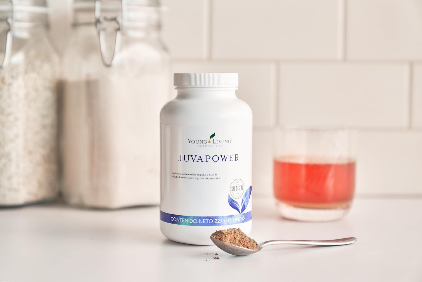 Young Living JuvaPower – 8 oz Vegetable Powder Detox Support with Spinach, Beets & Rice
