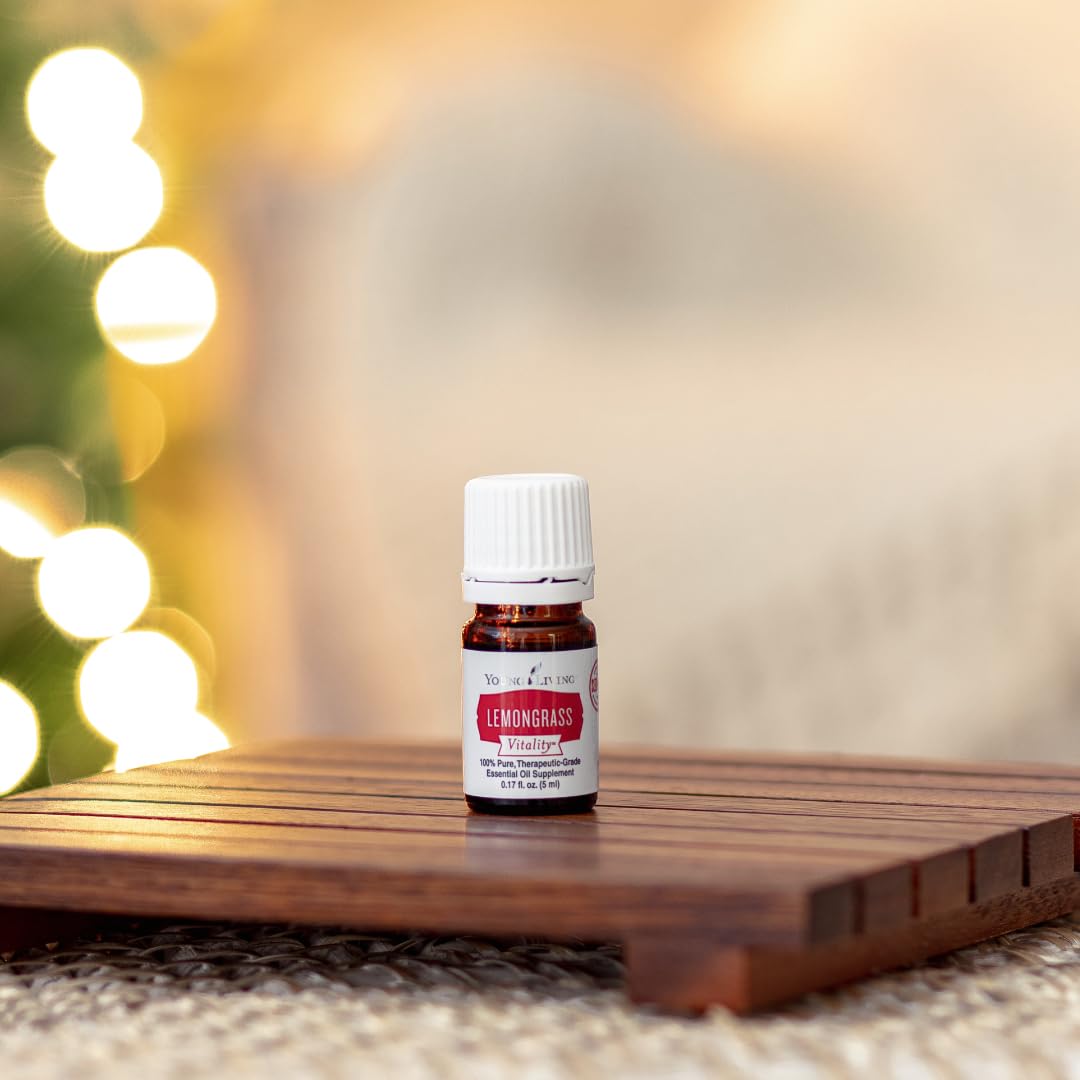 Young Living Lemongrass Vitality 5 ml | Culinary Flavoring & Digestive Support