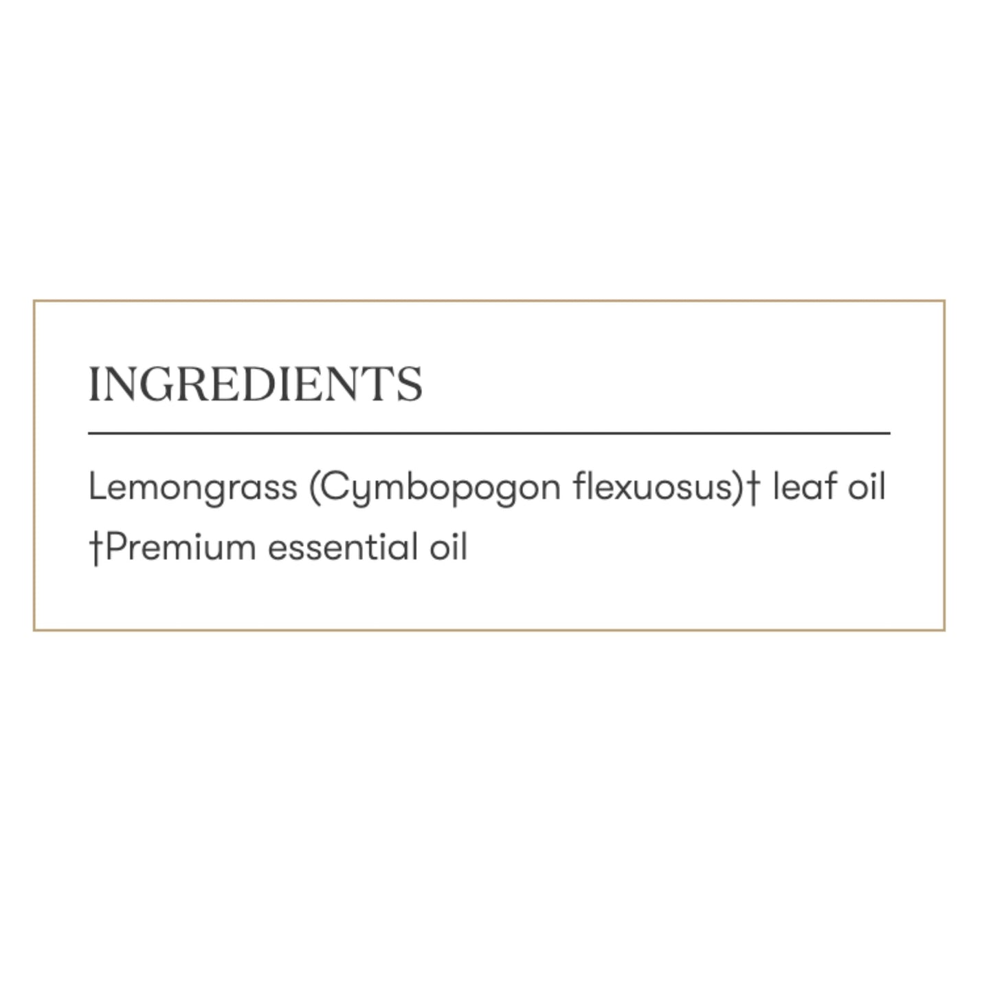 Young Living Lemongrass Vitality 5 ml | Culinary Flavoring & Digestive Support
