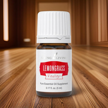 Young Living Lemongrass Vitality 5 ml | Culinary Flavoring & Digestive Support