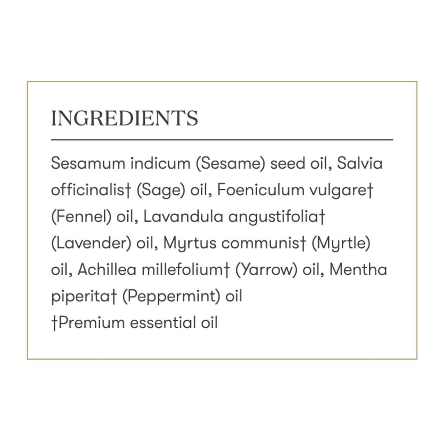 Young Living Mister Premium Essential Oil — Hormonal Balance Aromatherapy, Sage & Lavender, 15ml