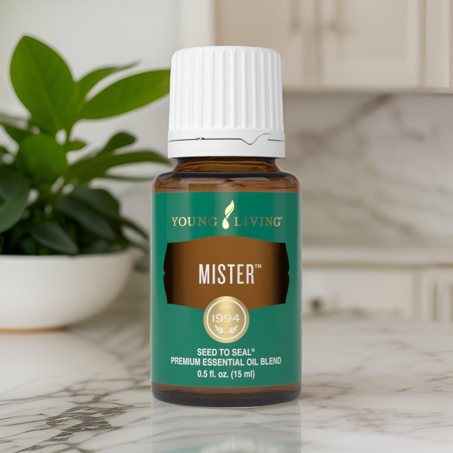 Young Living Mister Premium Essential Oil — Hormonal Balance Aromatherapy, Sage & Lavender, 15ml