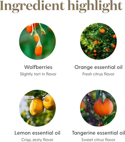 Young Living NingXia Red Antioxidant Drink – 25.35 fl oz (4 Pack) | Wolfberry & Citrus Essential Oils BritishVita | Premium UK Vitamins & Wellness Supplements
