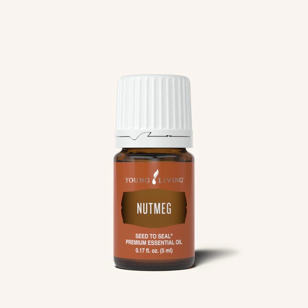 Young Living Nutmeg Essential Oil (5 ml) – 100% Pure Myristica fragrans for Diffusion & Topical Use