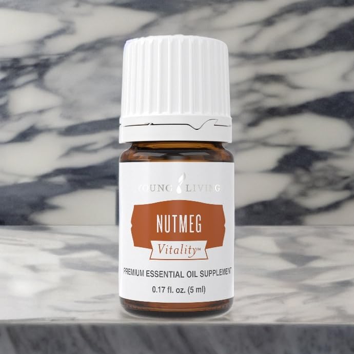 Young Living Nutmeg Vitality Essential Oil for Cooking - 5 ml | Spicy Flavor, Antioxidant Support, Immune System Potential