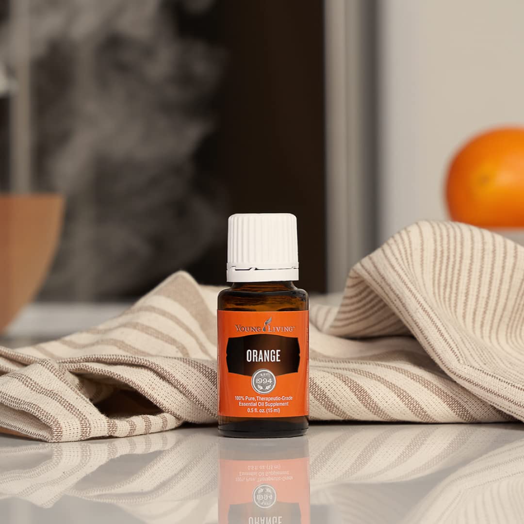 Young Living Orange Essential Oil 15ml – Brighten & Uplift Your Space