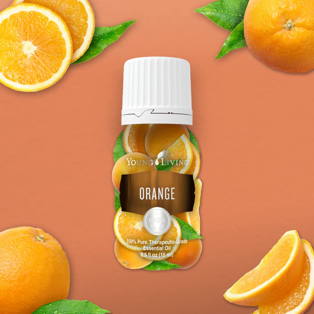 Young Living Orange Essential Oil 15ml – Brighten & Uplift Your Space