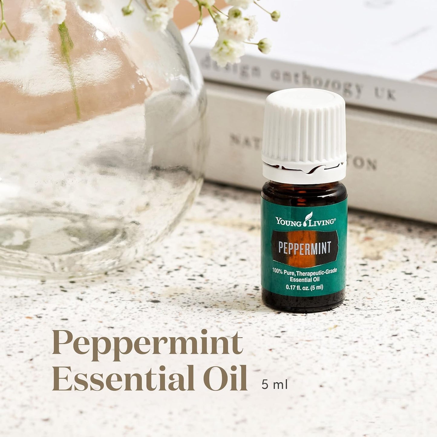 Young Living Peppermint Essential Oil 5 ml | Relaxation, Cooling & Digestive Support