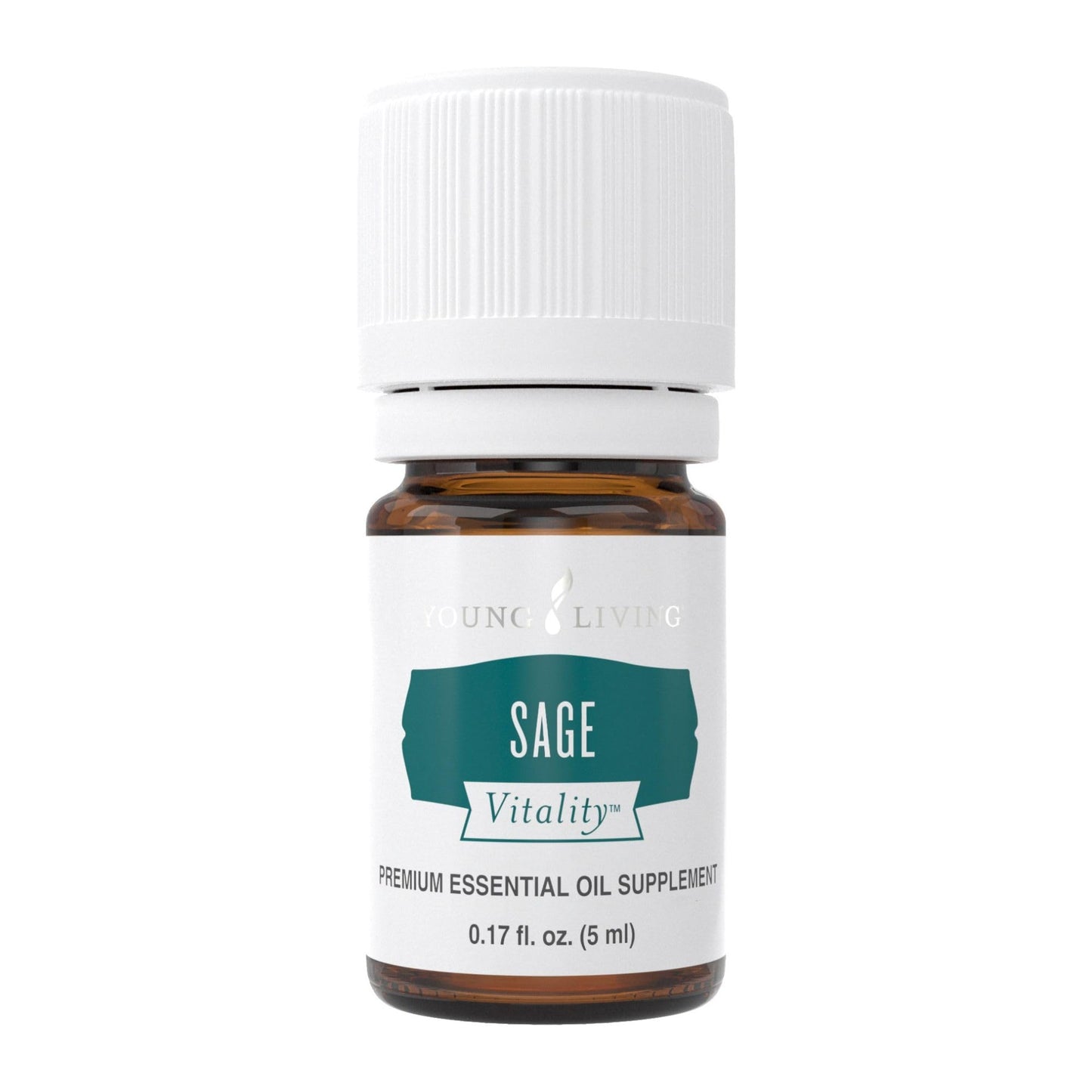 Young Living Sage Vitality Essential Oil - 5ml | Clearing Rituals, Culinary Use & Women's Well-Being