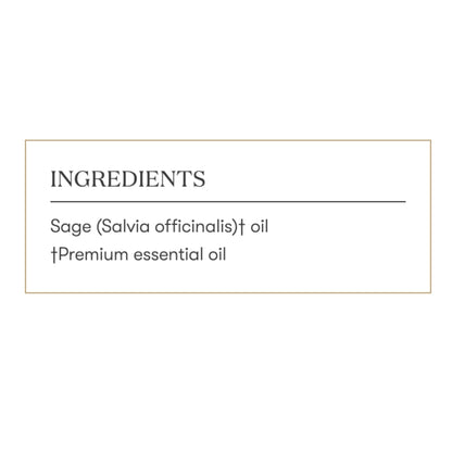 Young Living Sage Vitality Essential Oil - 5ml | Clearing Rituals, Culinary Use & Women's Well-Being