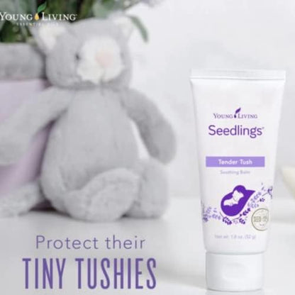 Young Living Seedlings Tender Tush Baby Balm – Mild & Gentle, Cloth Diaper Safe (1.8 oz)