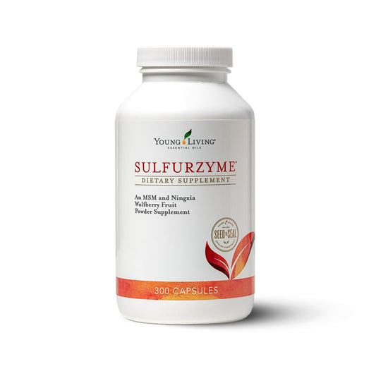 Young Living Sulfurzyme, 300 Capsules | Supports Joint Health, Skin & Hair, MSM & Wolfberry Powder Blend BritishVita | Premium UK Vitamins & Wellness Supplements