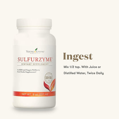 Young Living Sulfurzyme Powder – 8 oz | Joint Health, Energy & Digestion
