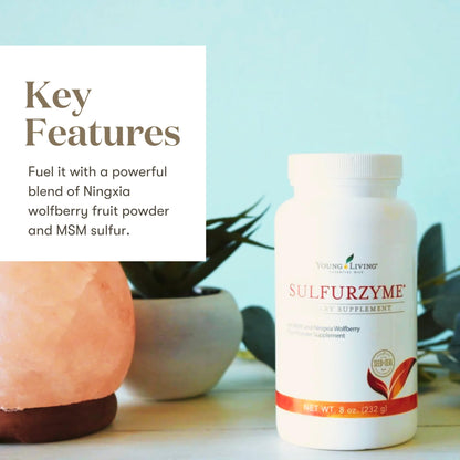 Young Living Sulfurzyme Powder – 8 oz | Joint Health, Energy & Digestion