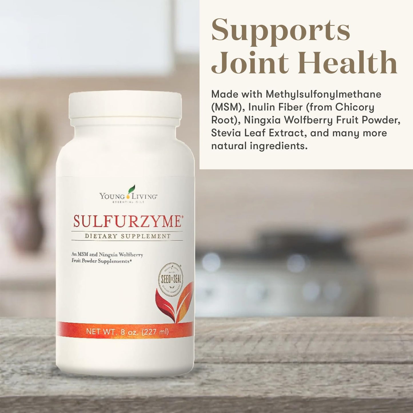 Young Living Sulfurzyme Powder – 8 oz | Joint Health, Energy & Digestion