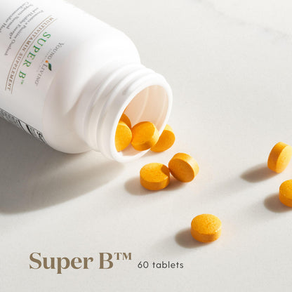 Young Living Super B Tablets – 60-Count | B Vitamins, Minerals & Energy Support | Keto-Friendly