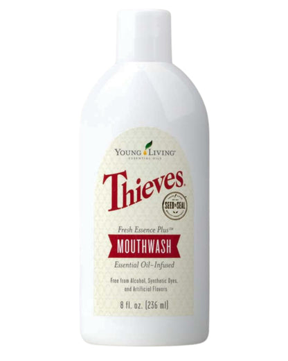 Young Living Thieves Fresh Essence Mouthwash – Alcohol-Free, 8 fl oz