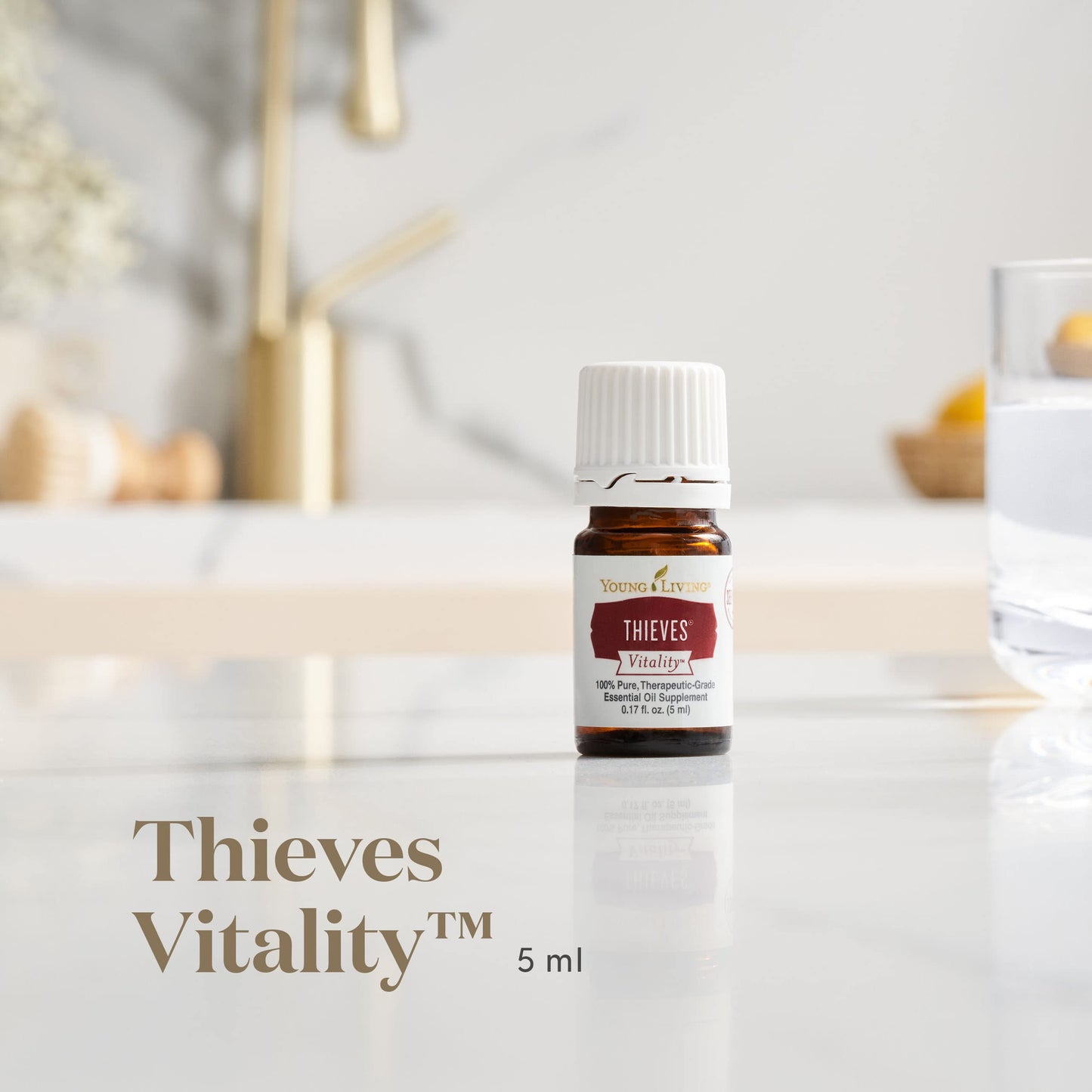 Young Living Thieves Vitality Essential Oil, 5 mL - Dietary