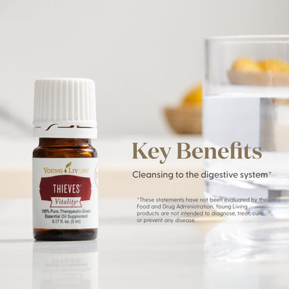 Young Living Thieves Vitality Essential Oil, 5 mL - Dietary