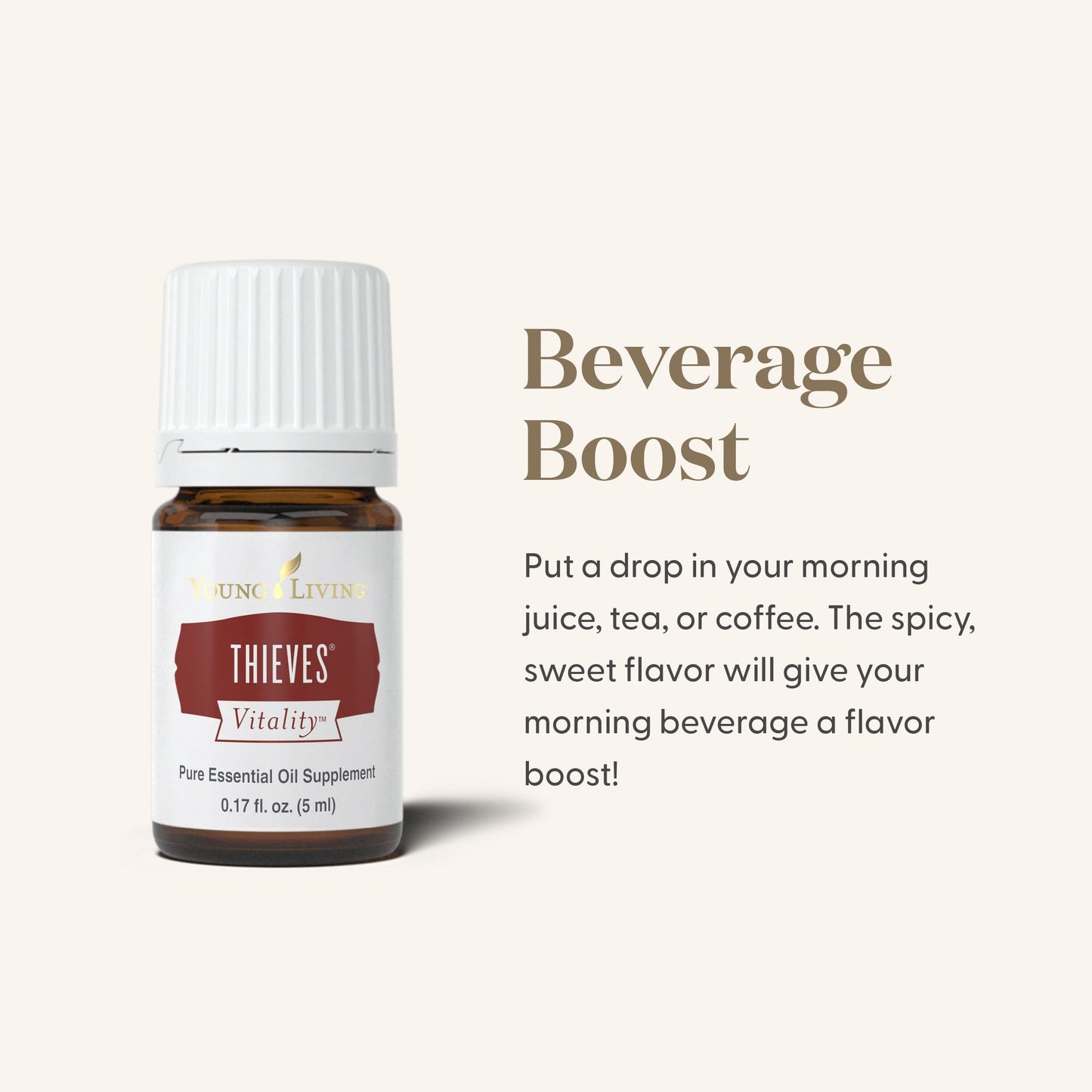 Young Living Thieves Vitality Essential Oil, 5 mL - Dietary