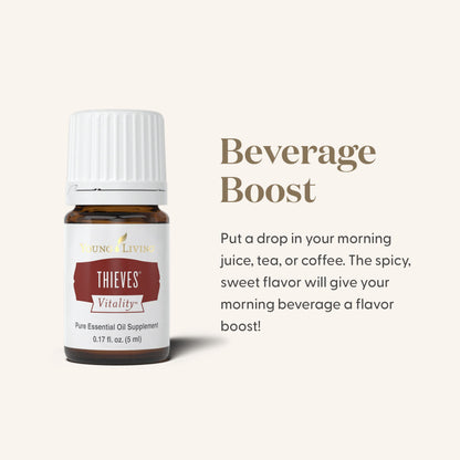 Young Living Thieves Vitality Essential Oil, 5 mL - Dietary