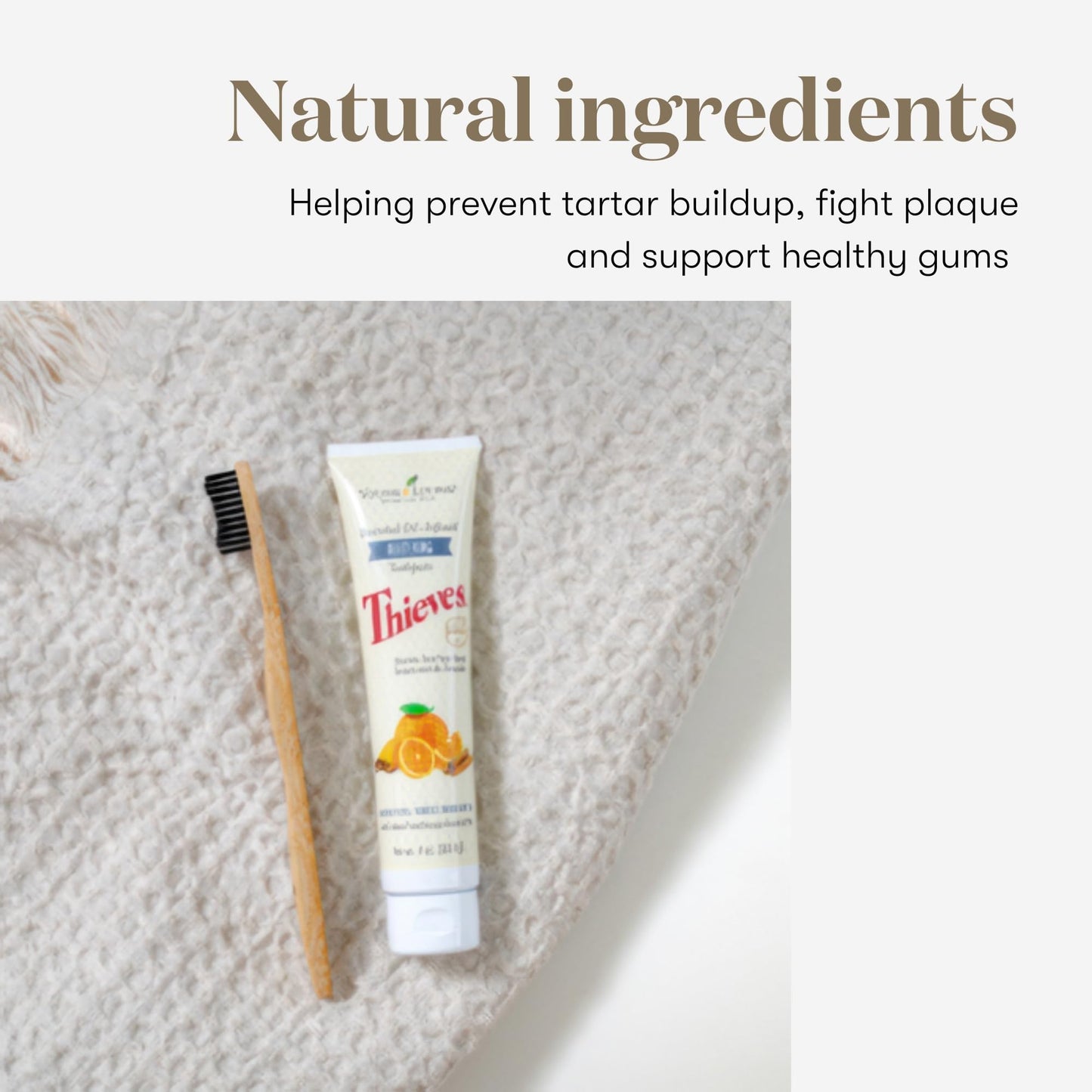 Young Living Thieves Whitening Toothpaste – Fluoride-Free, 4 oz