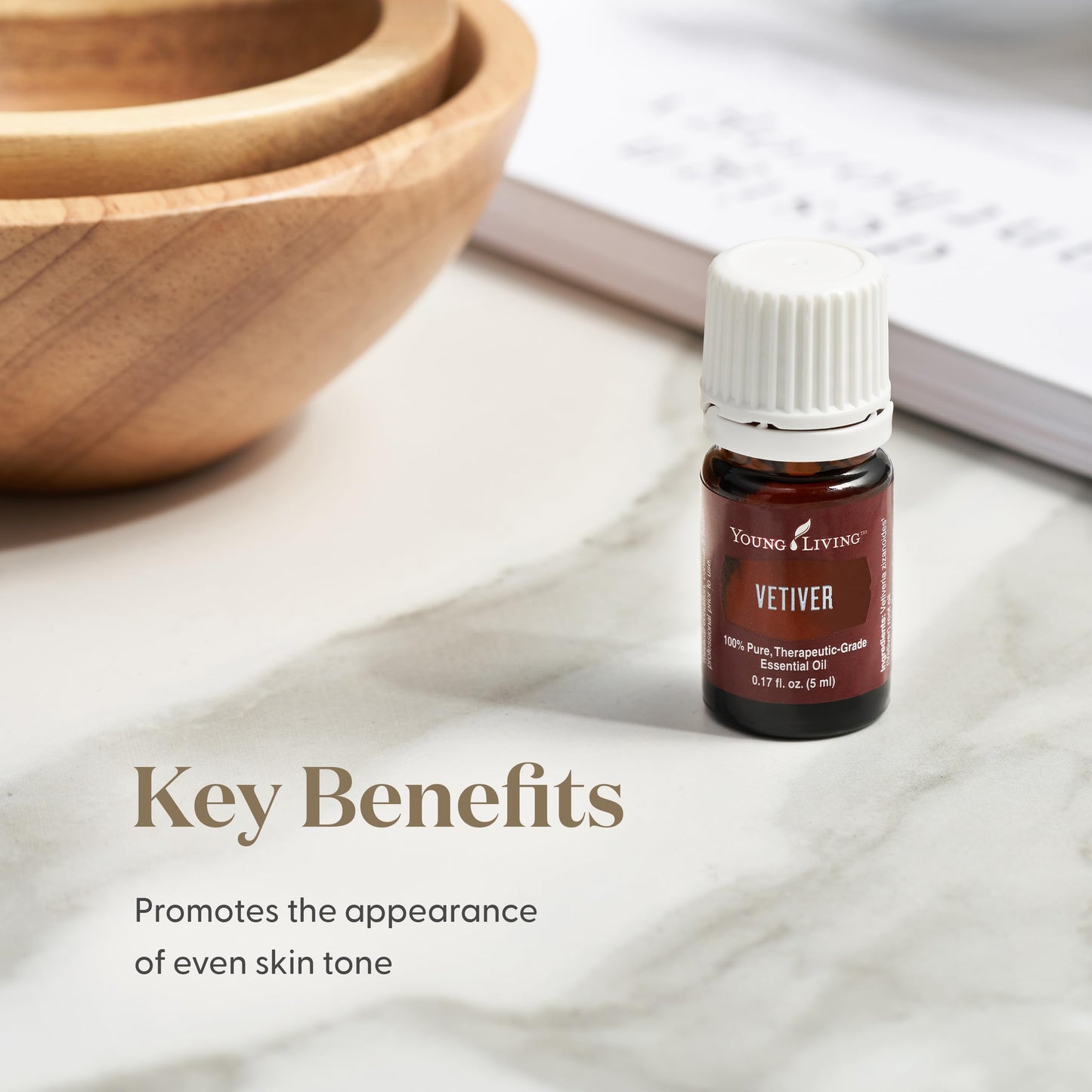 Young Living Vetiver Essential Oil 5ml – Grounding, Calming Nighttime Routine