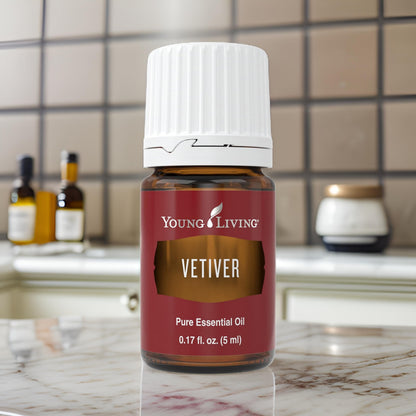 Young Living Vetiver Essential Oil 5ml – Grounding, Calming Nighttime Routine