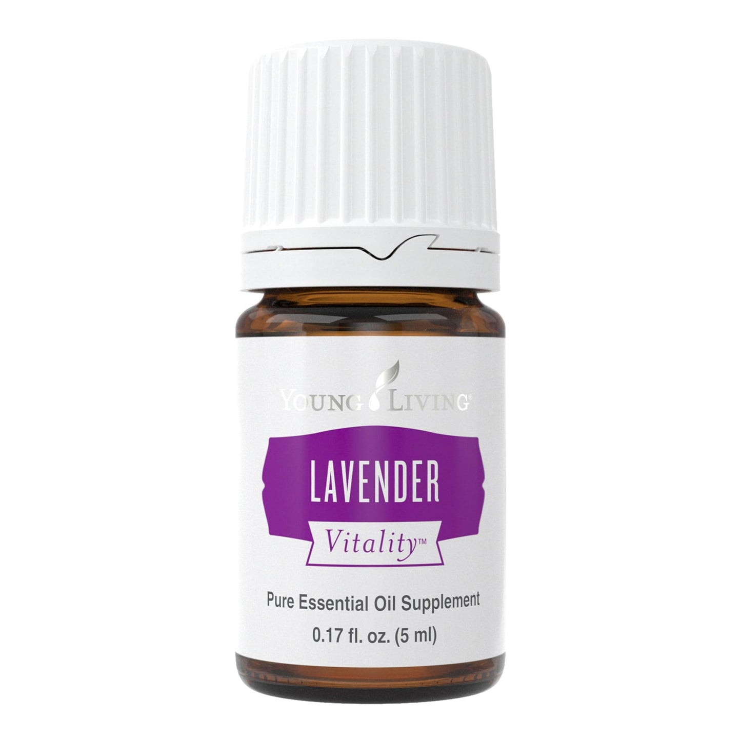 Young Living Vitality Lavender Essential Oil 5ml – Pure, Steam-Distilled, Calming Floral for Foods & Beverages
