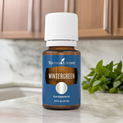 Wintergreen Pure Essential Oil 15ml – Young Living | Soothing Massage Oil | Minty Aroma