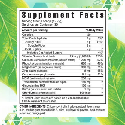 Youngevity Beyond Osteo FX - Tropical Vanilla | Bone Health Multi-Vitamin Powder (6 Canisters) BritishVita | Premium UK Vitamins & Wellness Supplements