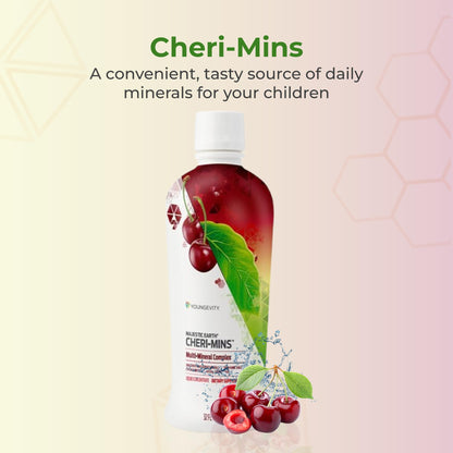 Youngevity Cheri-Mins Plant Derived Liquid Minerals – 32 Fl Oz | 77+ Natural Trace Minerals