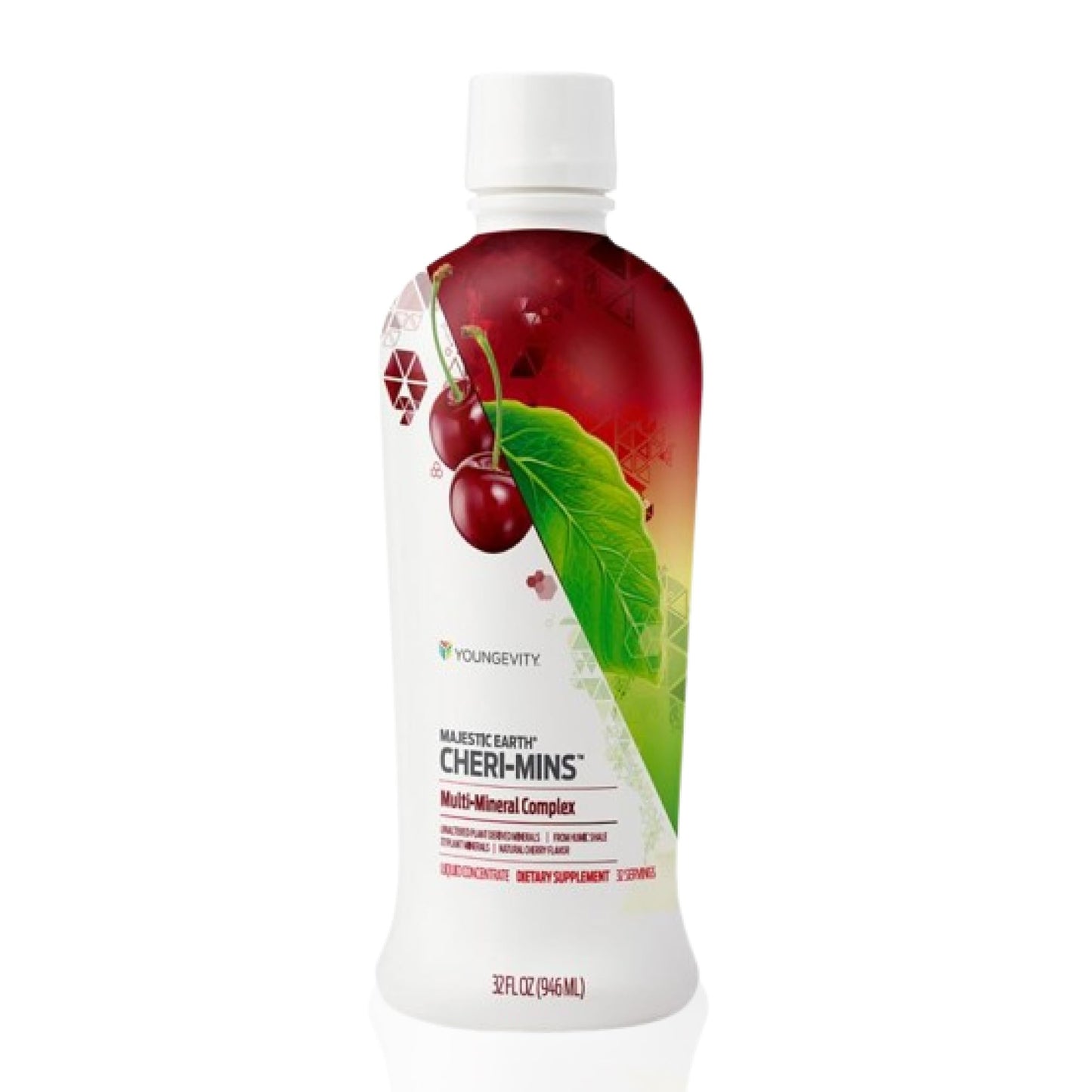 Youngevity Cheri-Mins Plant Derived Liquid Minerals – 32 Fl Oz | 77+ Natural Trace Minerals