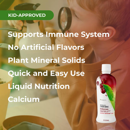 Youngevity Cheri-Mins Plant Derived Liquid Minerals – 32 Fl Oz | 77+ Natural Trace Minerals