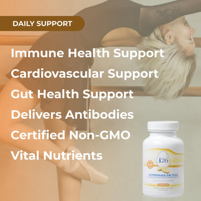 Youngevity i26® Hyperimmune Egg Capsules – Immune & Digestive Support | 135 Capsules