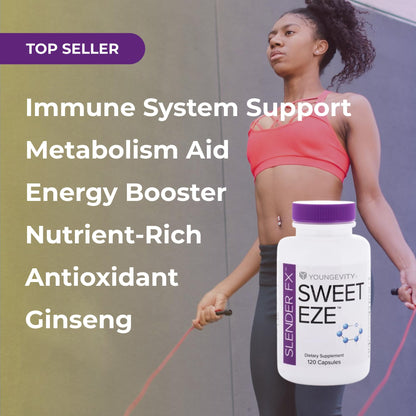 Youngevity Sweet Eze 120 Capsules | Digestive Enzyme Blend