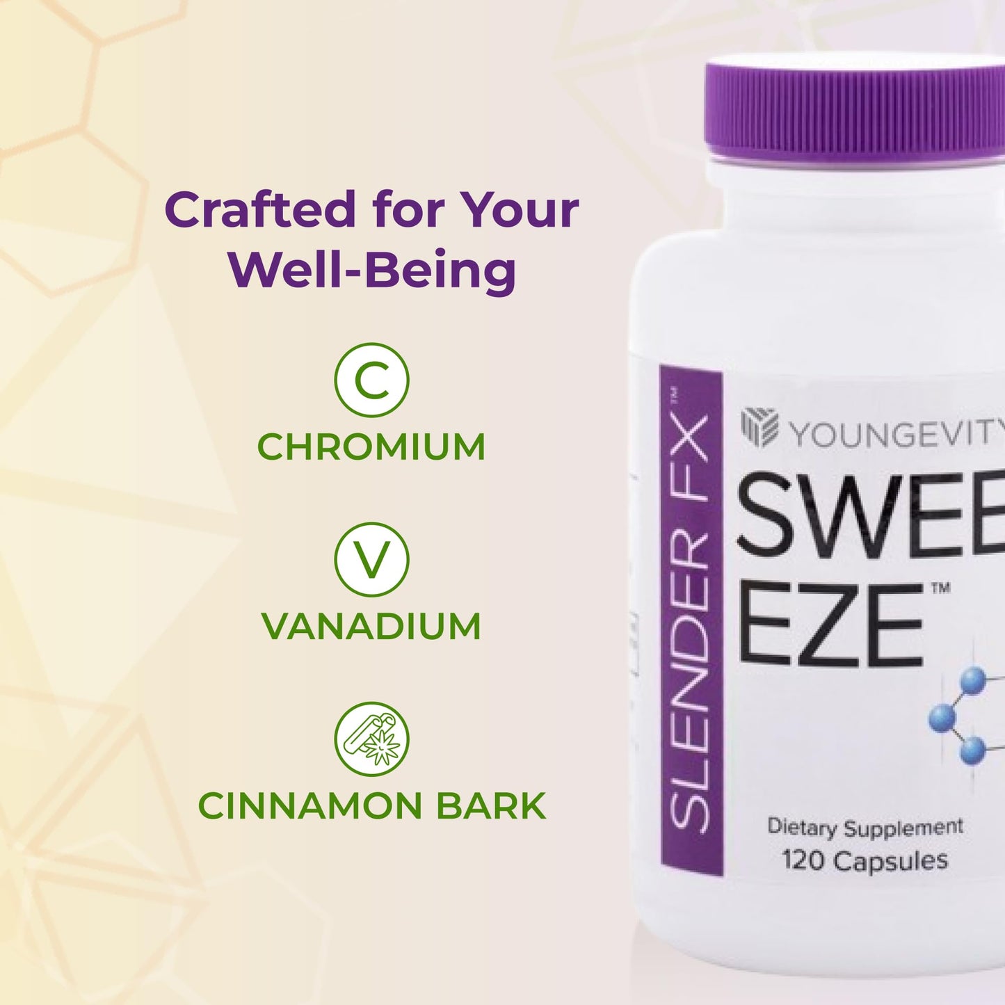 Youngevity Sweet Eze 120 Capsules | Digestive Enzyme Blend