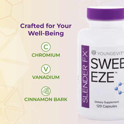 Youngevity Sweet Eze 120 Capsules | Digestive Enzyme Blend