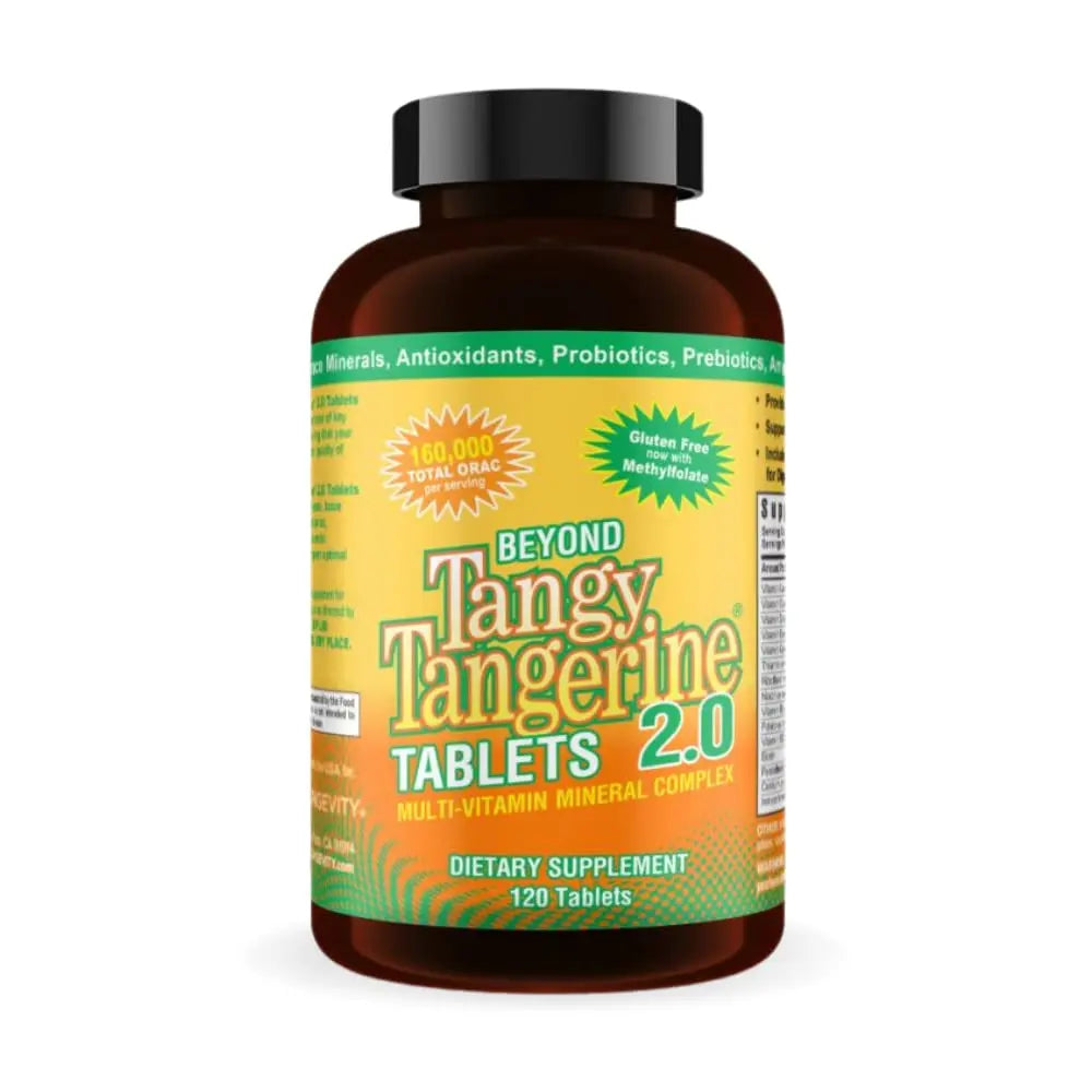 Youngevity Beyond Tangy Tangerine 2.0 – Multi-Vitamin & Mineral Complex | 160,000 ORAC, 120 Tablets BritishVita | Premium UK Vitamins & Wellness Supplements