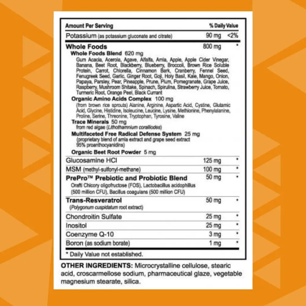 Youngevity Beyond Tangy Tangerine 2.0 – Multi-Vitamin & Mineral Complex | 160,000 ORAC, 120 Tablets BritishVita | Premium UK Vitamins & Wellness Supplements